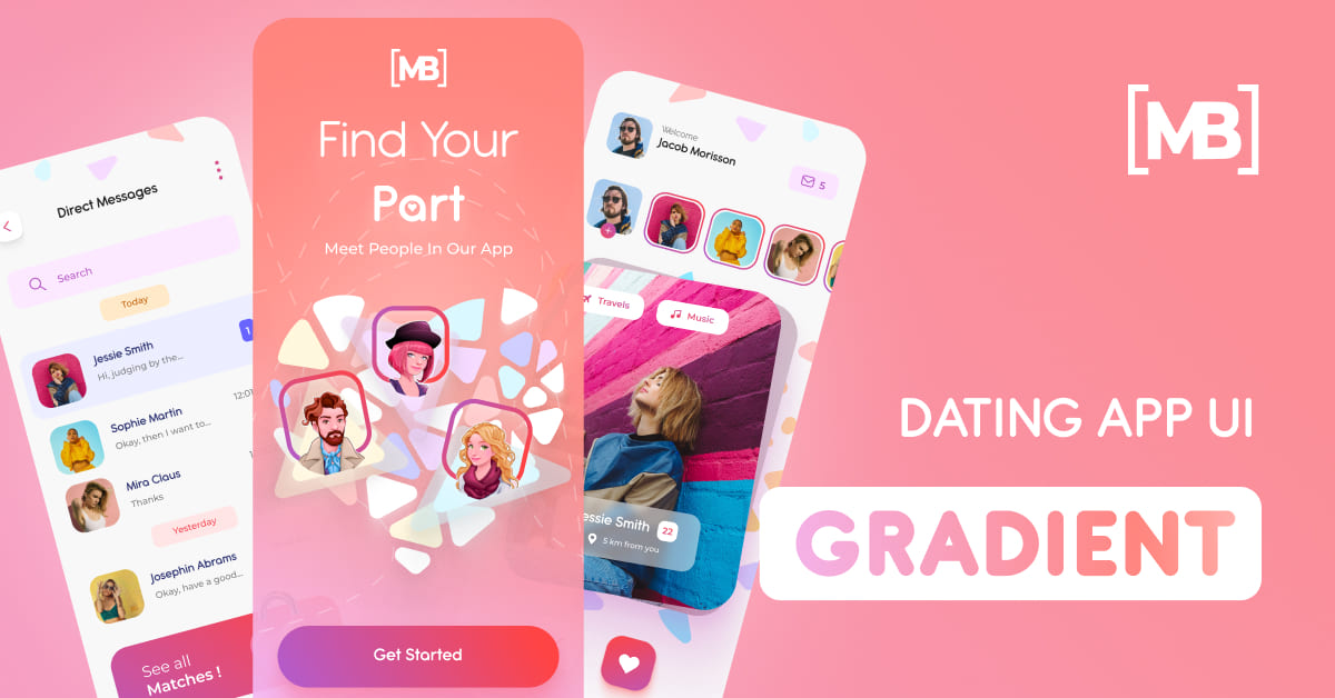 Cool app template for dating.