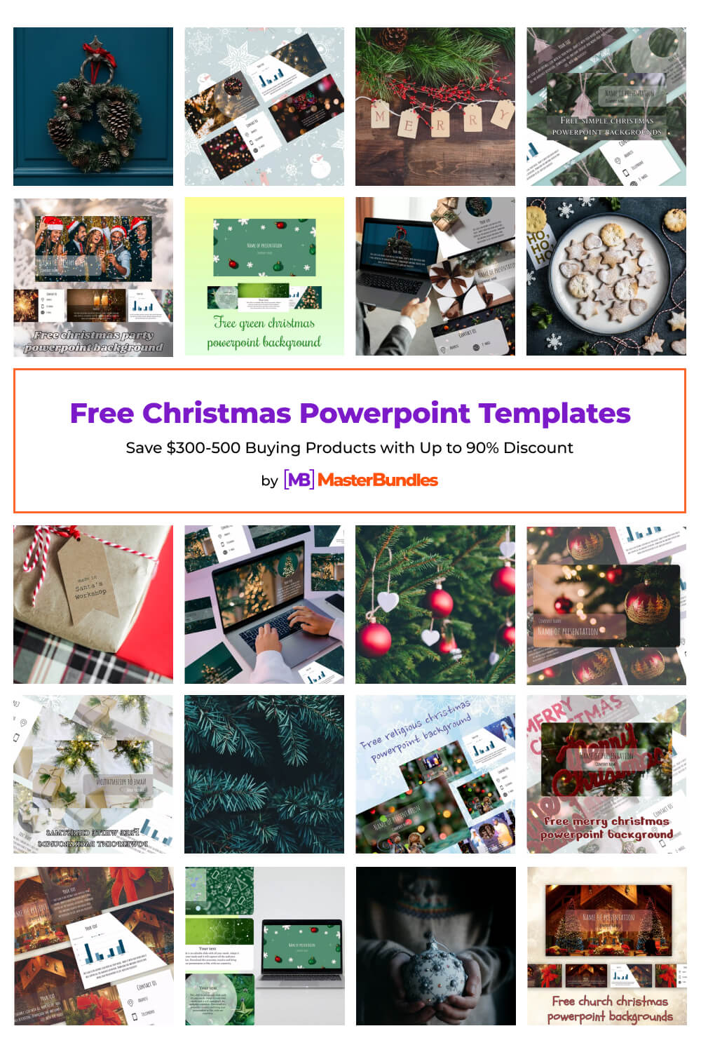 free christmas powerpoint templates pinterest image.