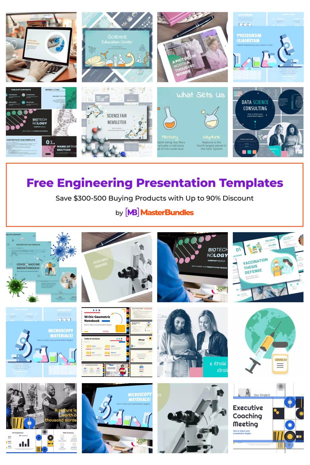 free engineering presentation templates pinterest image.