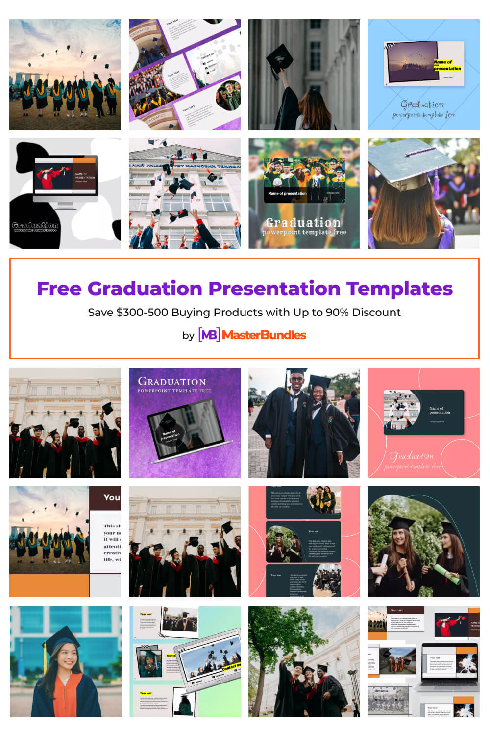 free graduation presentation templates pinterest image.
