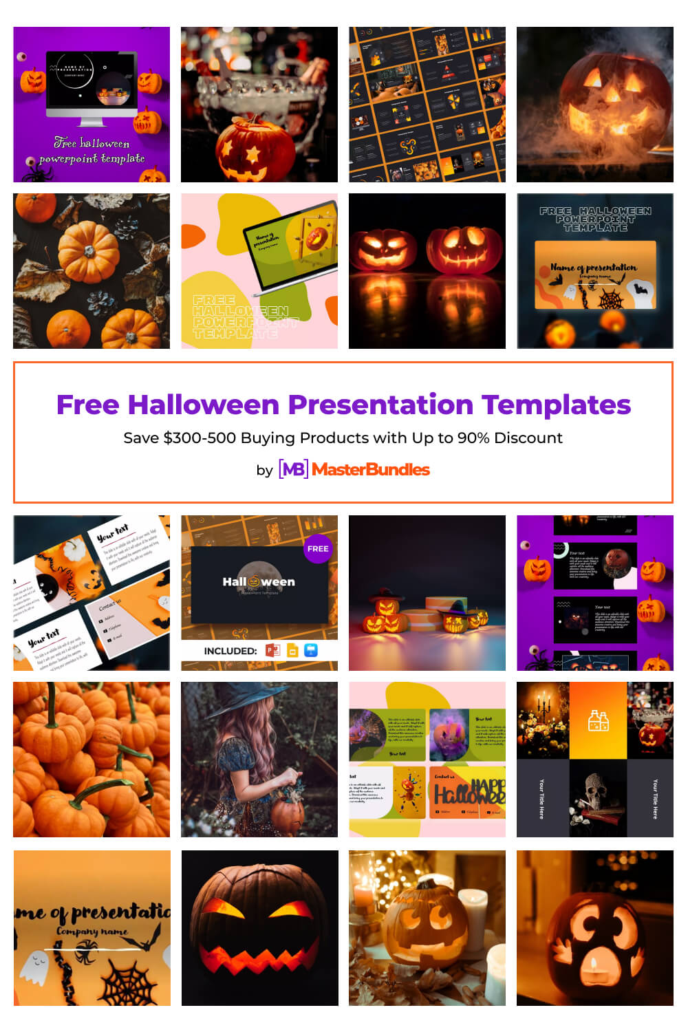 free halloween presentation templates pinterest image.