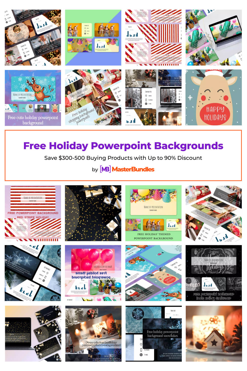 free holiday powerpoint backgrounds pinterest image.