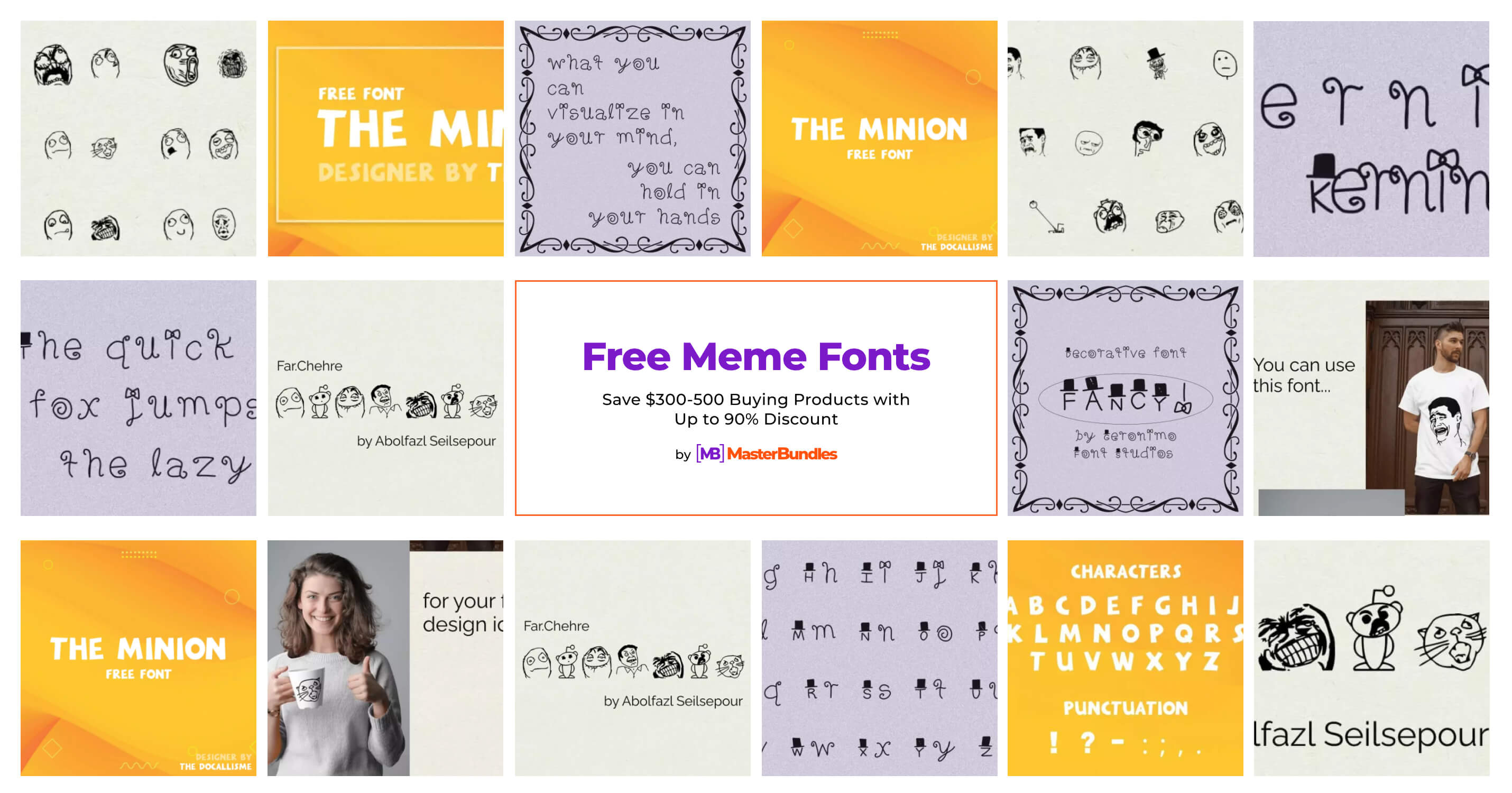 10+ Free Meme Fonts 2025 - MasterBundles