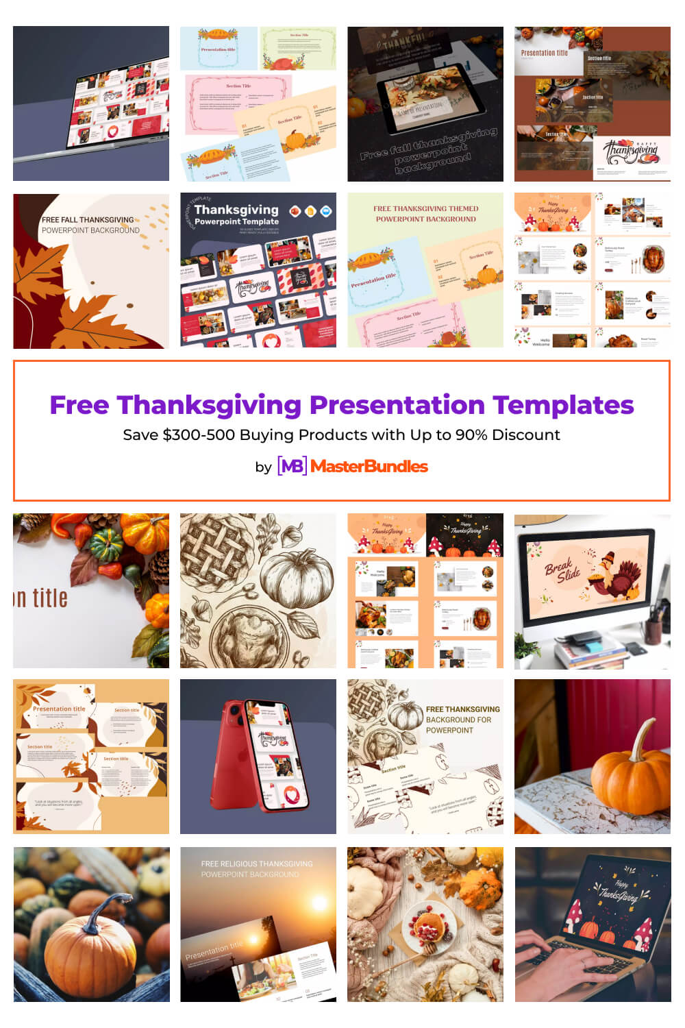 free thanksgiving presentation templates pinterest image.