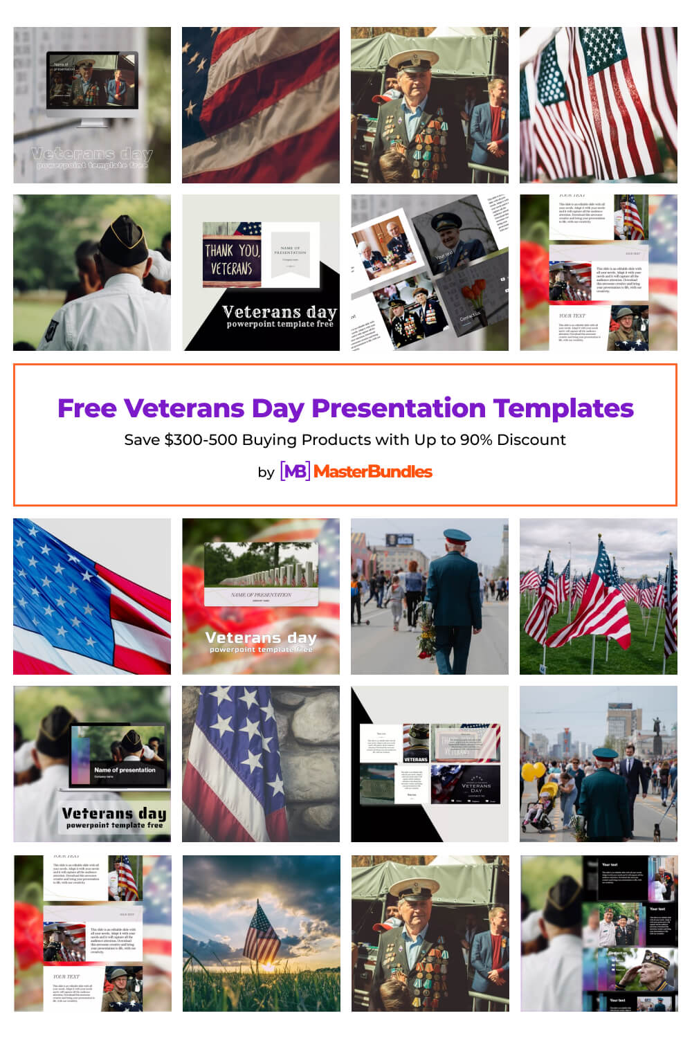 free veterans day presentation templates pinterest image.