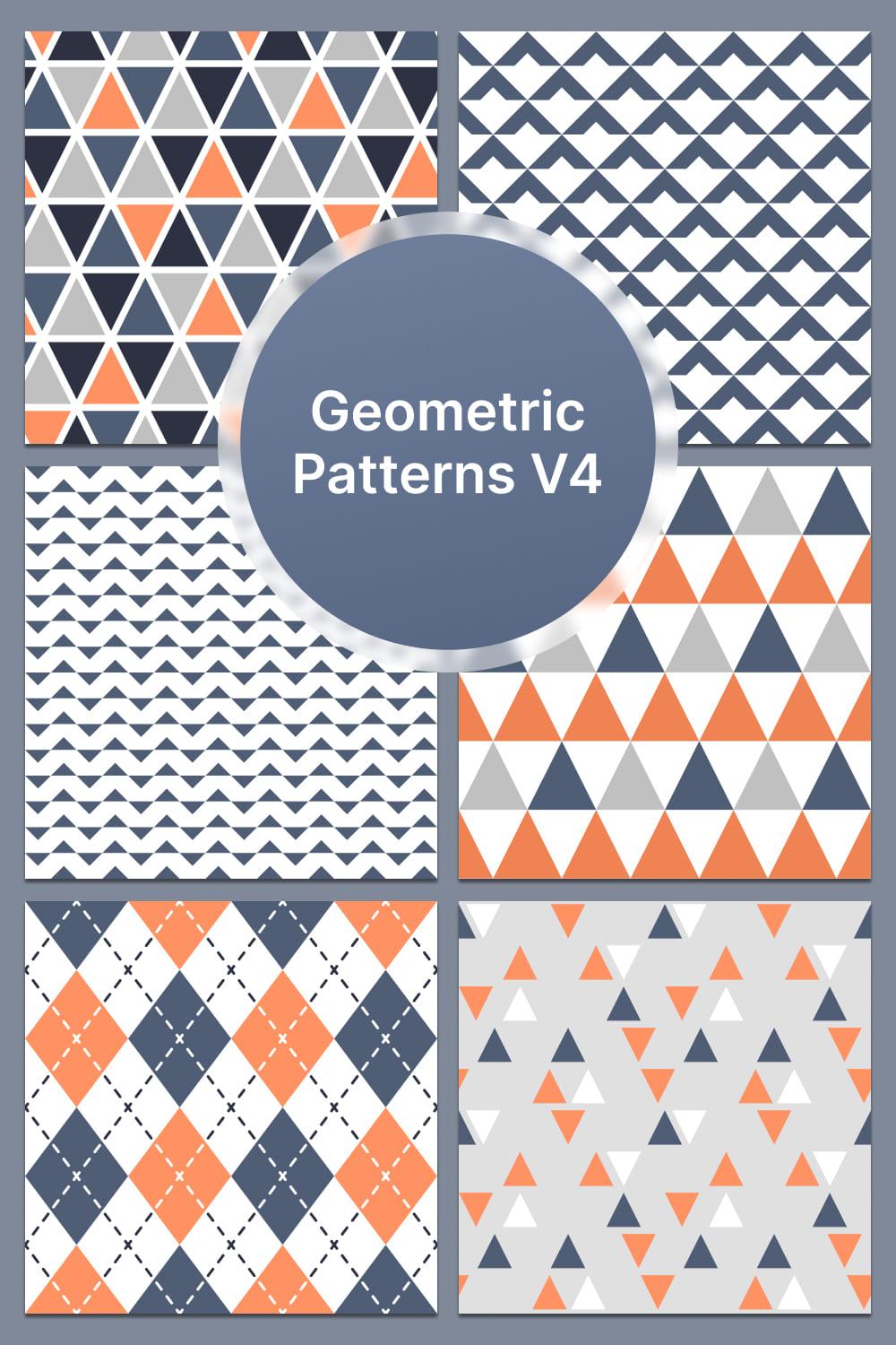 Colorful geometrics with various of prints.