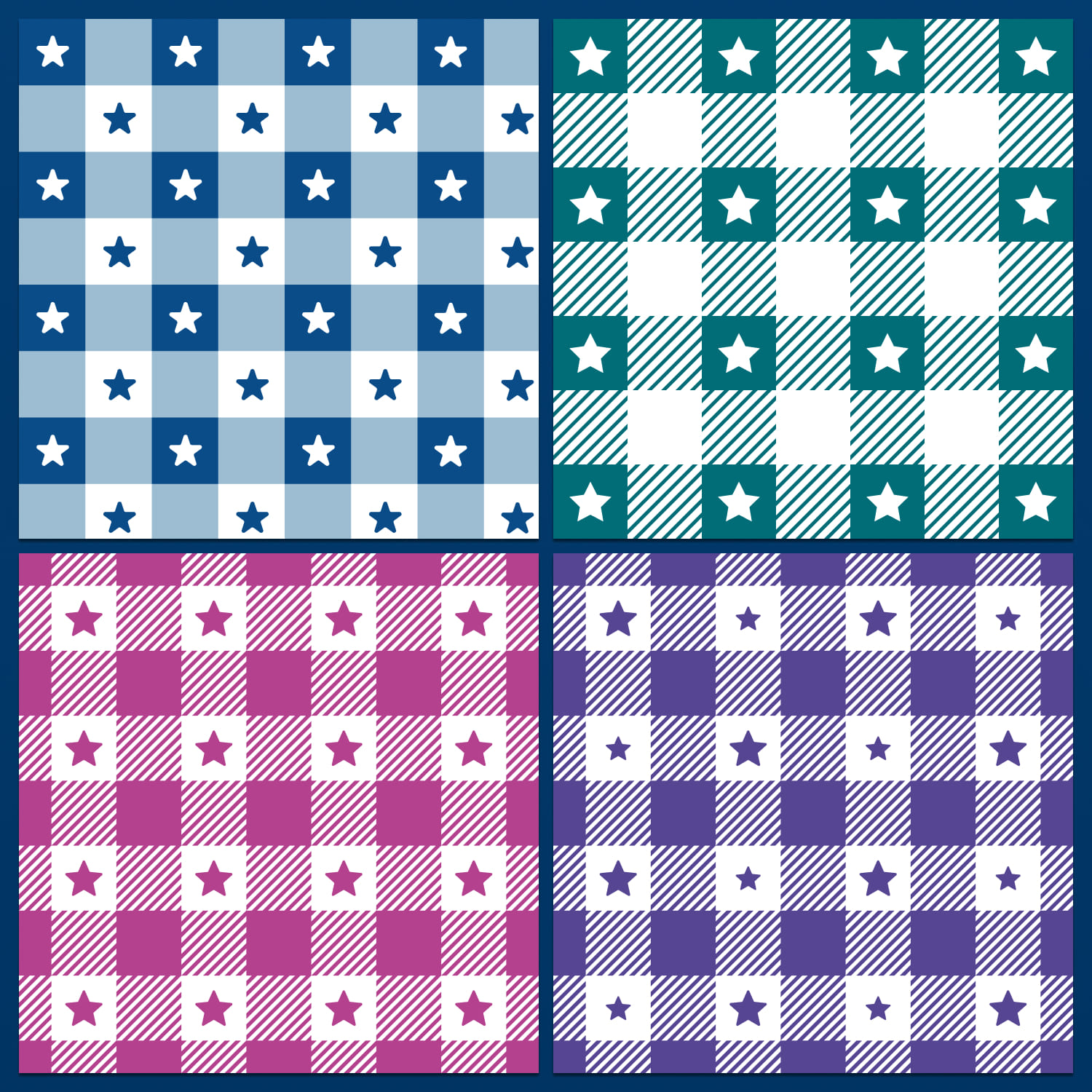 colorful Gingham Patterns cover.