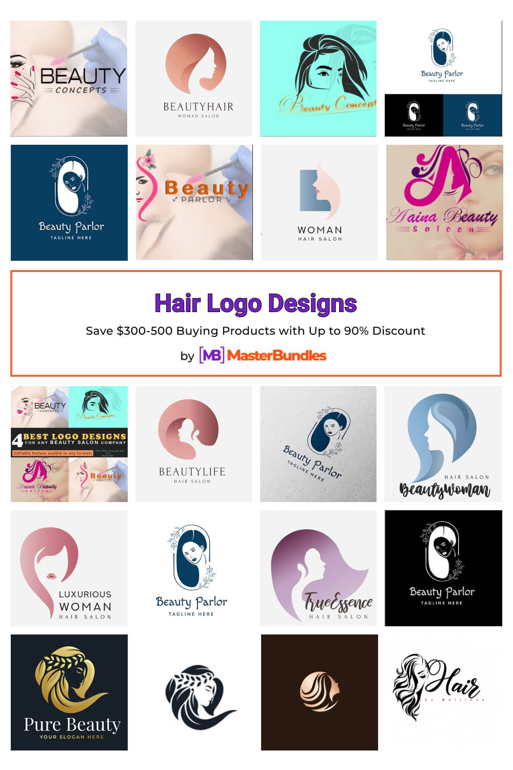 hair logo designs pinterest image.