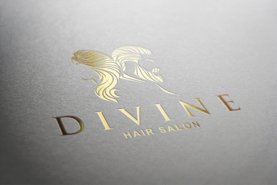 The beauty of gold logo design.