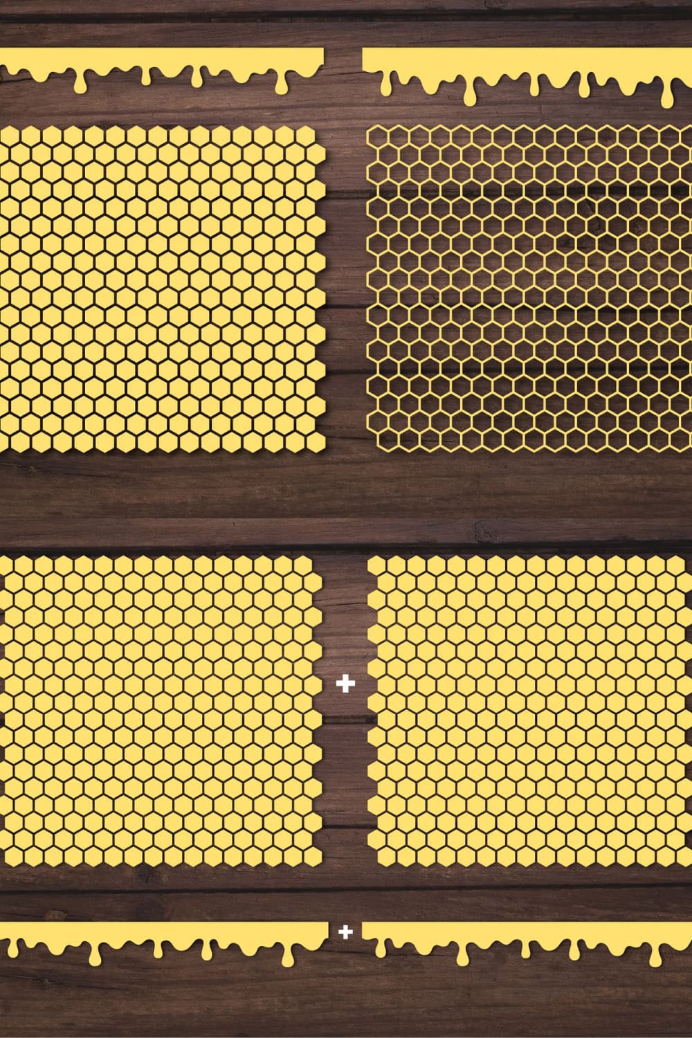 honeycomb pattern stencil 02 1000x1500