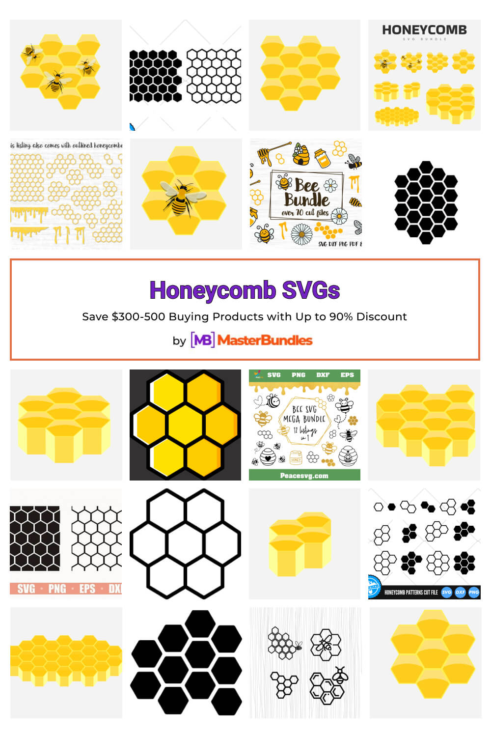 honeycomb svgs pinterest image.