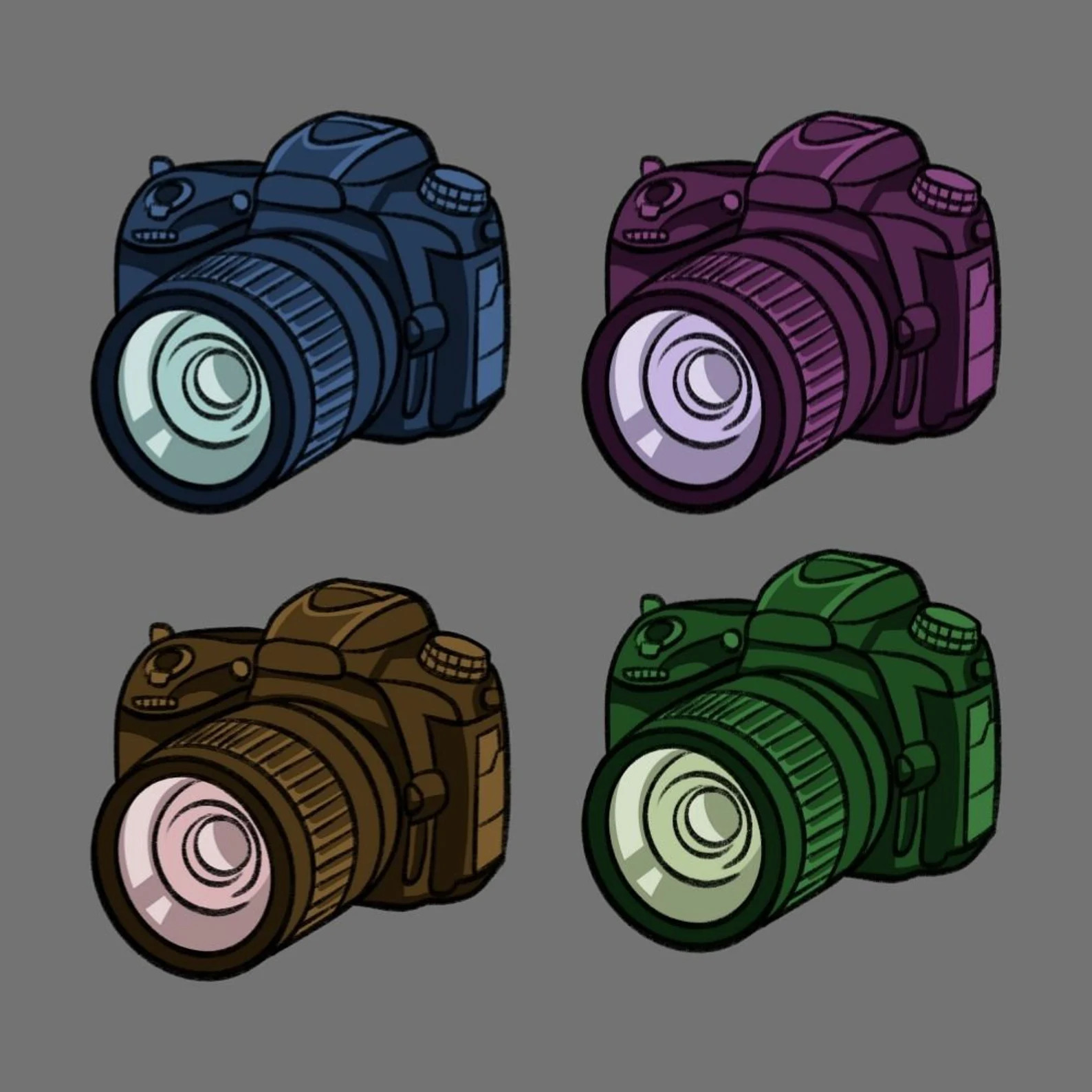 So cool camera in the different colors.