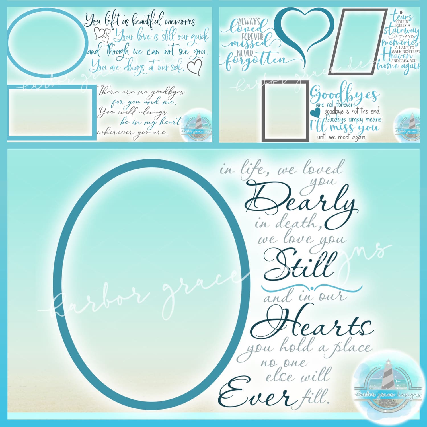 In Loving Memory Quote SVG Bundle | Memorial Sentiments cover.