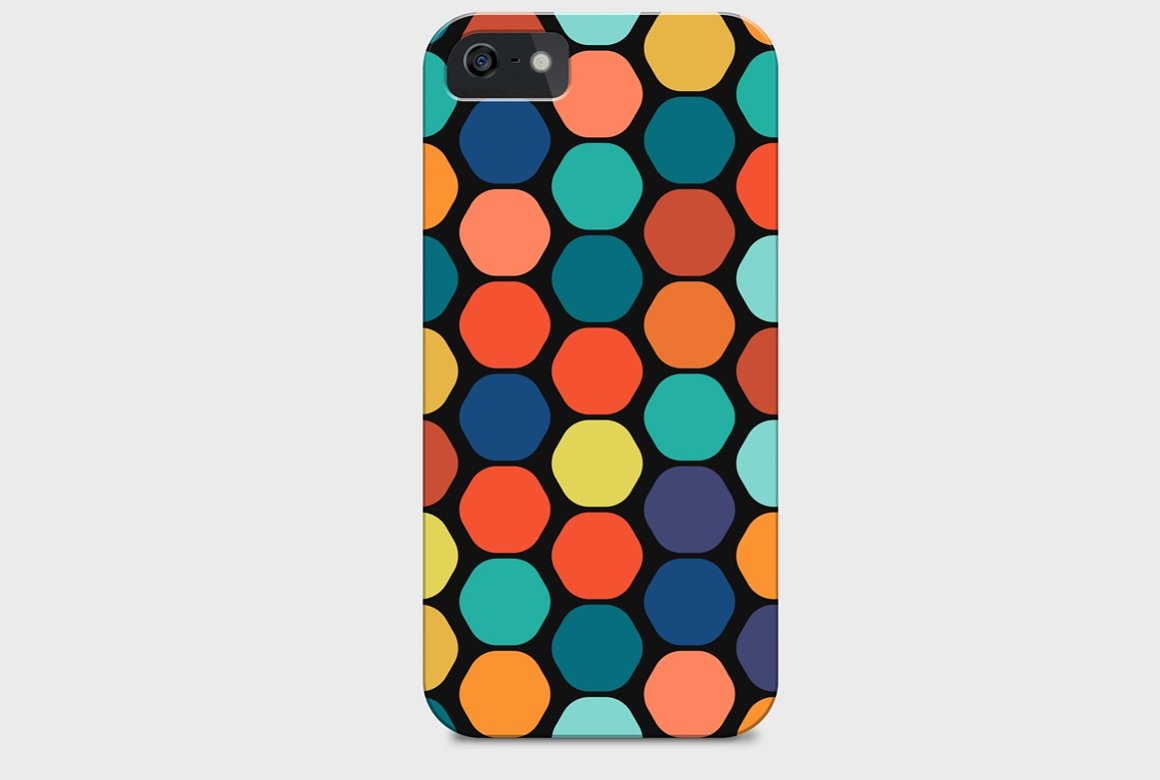 Multicolor iphone case.