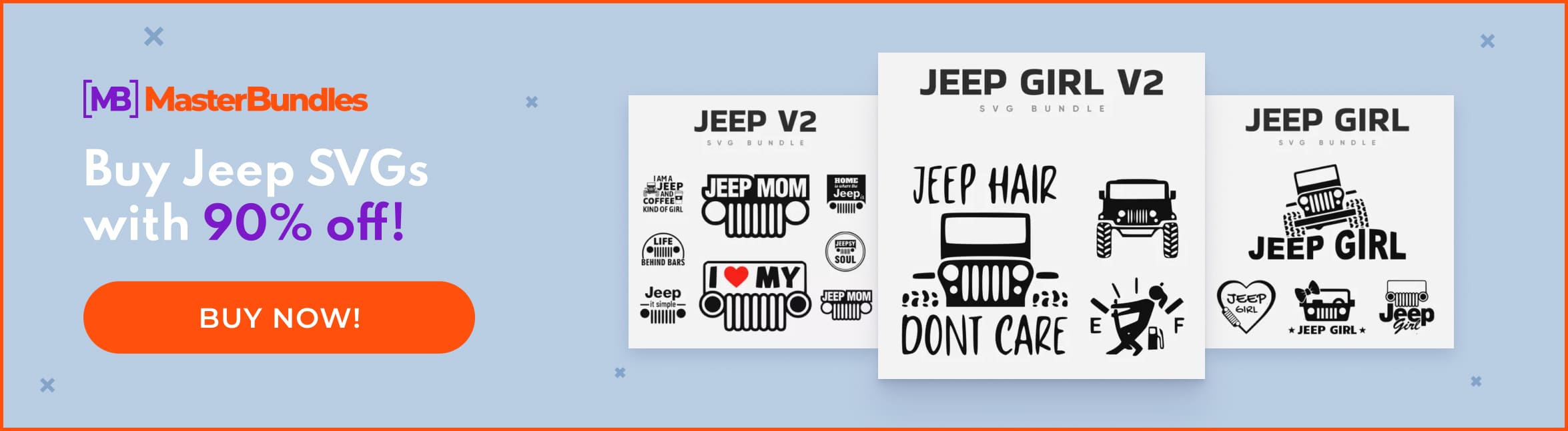 Banner for Jeep SVG Images.