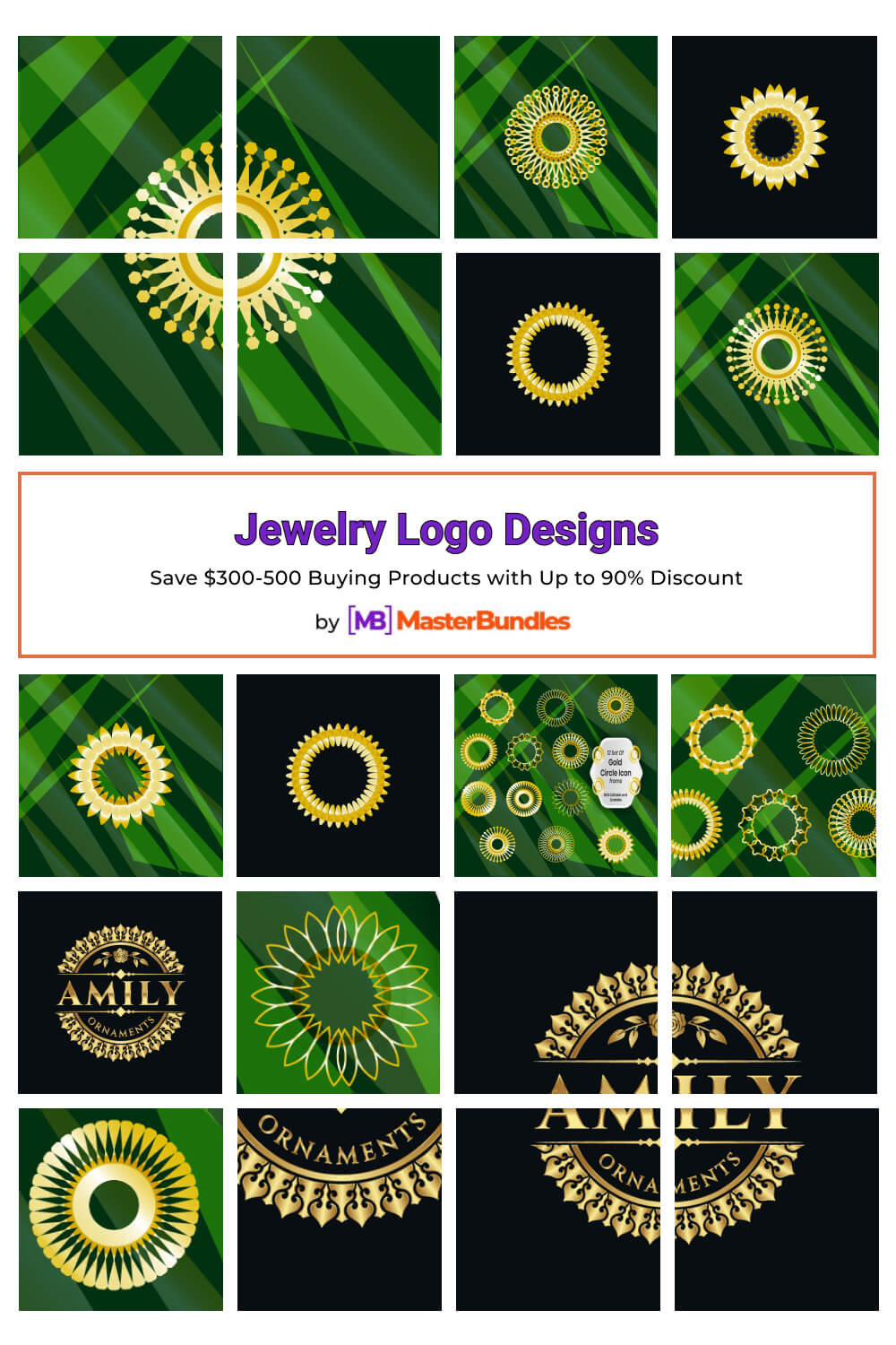 jewelry logo designs pinterest image.