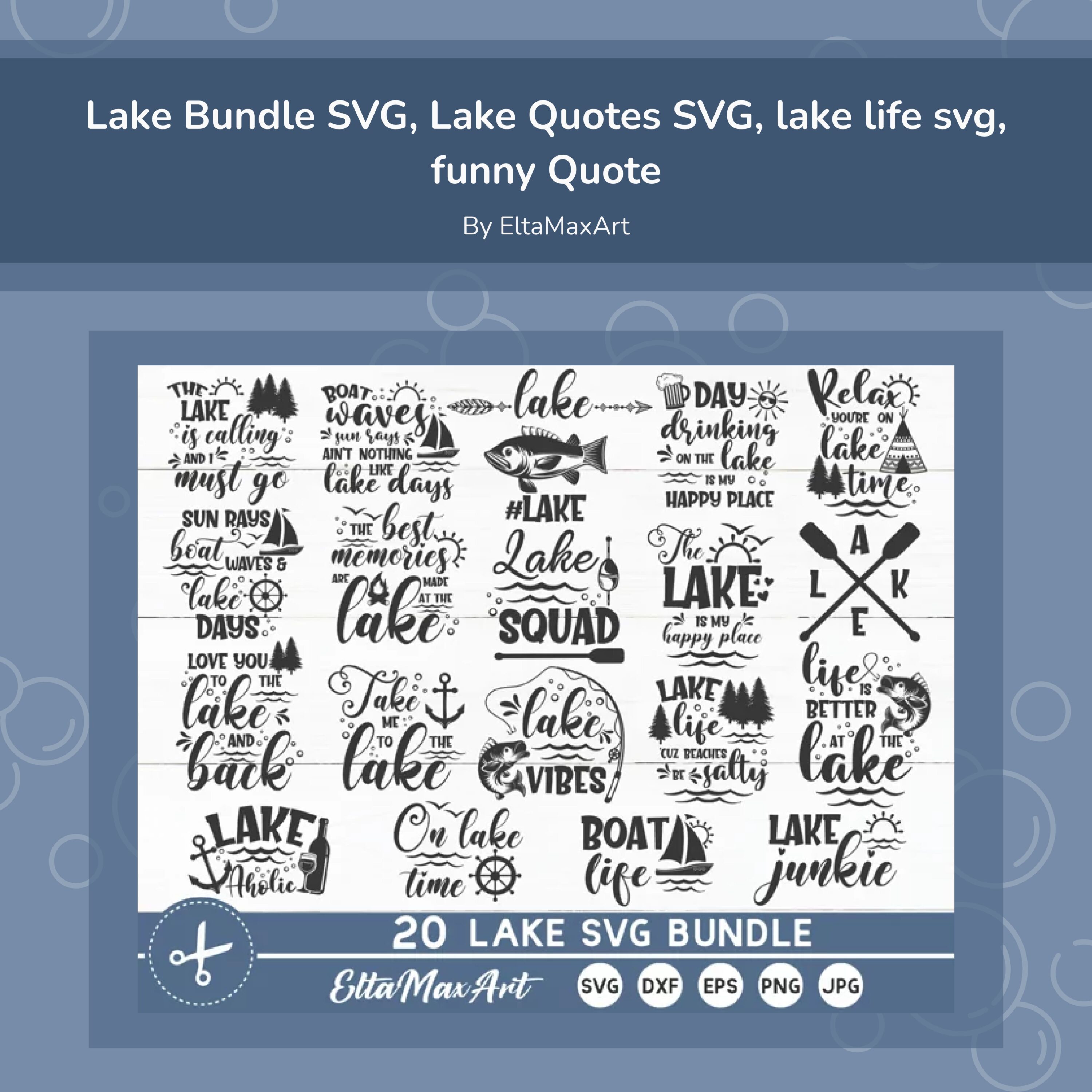 Lake Bundle SVG - main image preview.