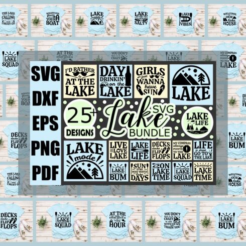 Lake Life SVG Bundle - main image preview.