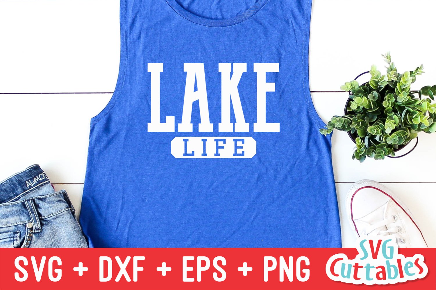 Lake life in smooth font.