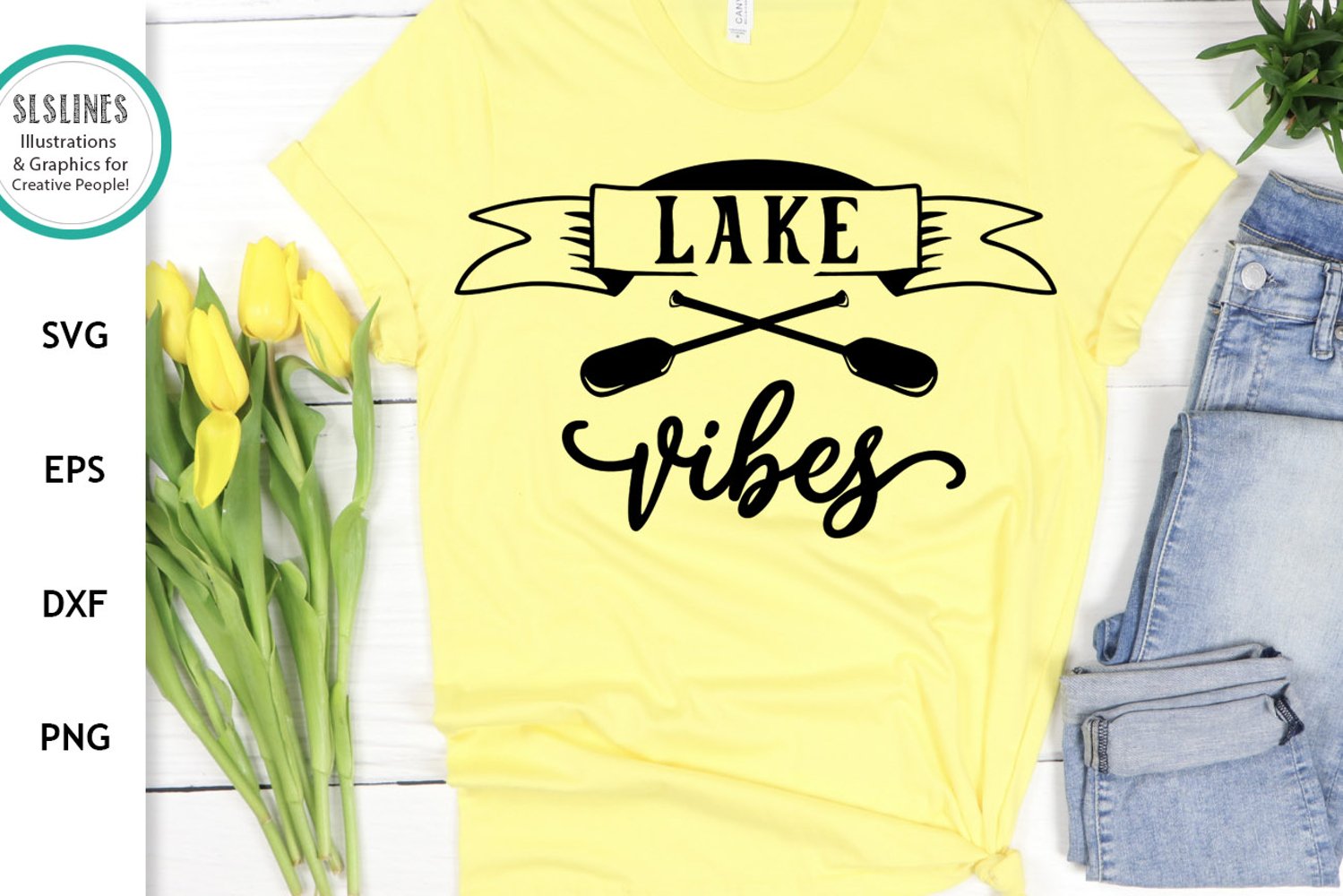 Get some lake vibes with this design.
