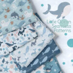 Little Ocean Seamless Patterns Set image preview.