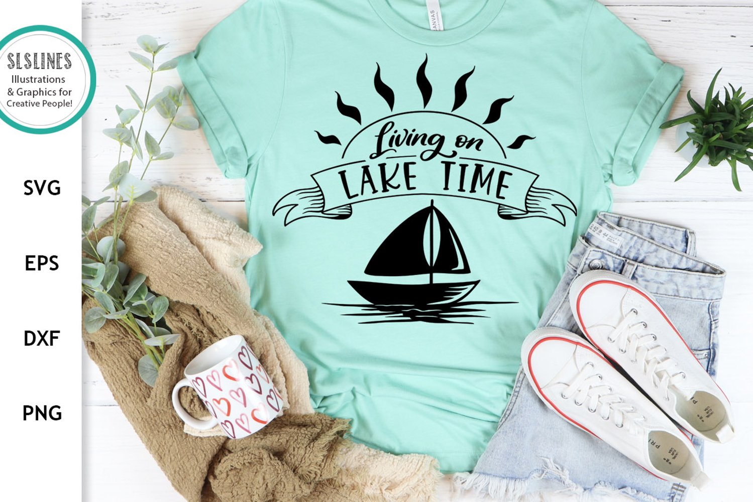 Enjoy your living on lake time.