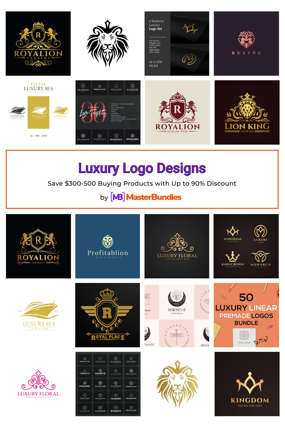 luxury logo designs pinterest image.