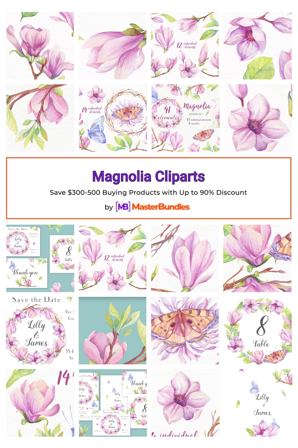 magnolia cliparts pinterest image.