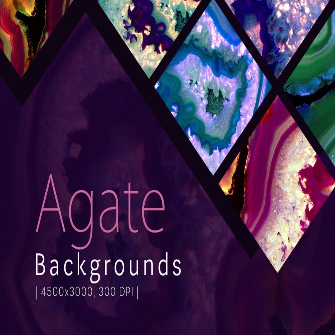 40 Agate Backgrounds cover.