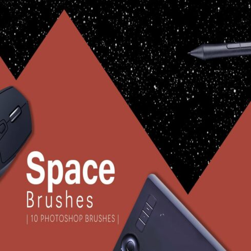 Space Photoshop Brushes cover.