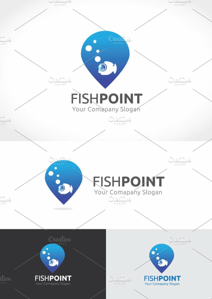 Fish Point Banner Design Fish Point Logo Template – MasterBundles