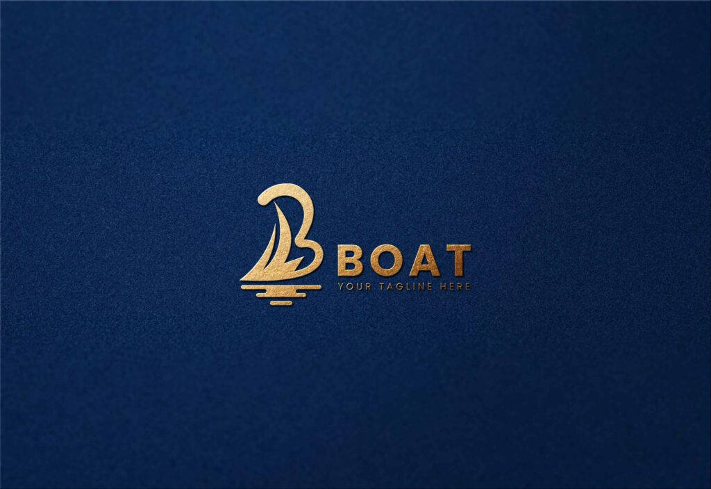 Letter B Logo (Boat) - MasterBundles