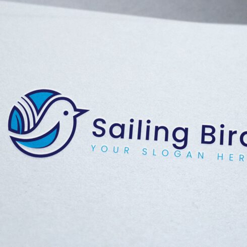 Sailing Bird Logo Template