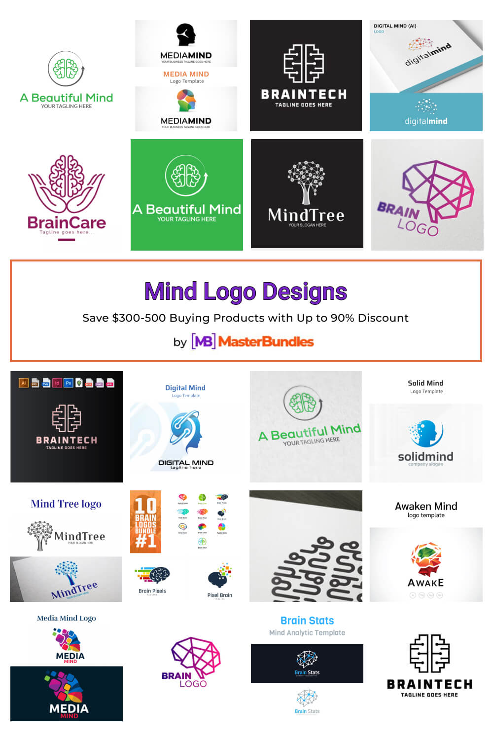 mind logo designs pinterest image.