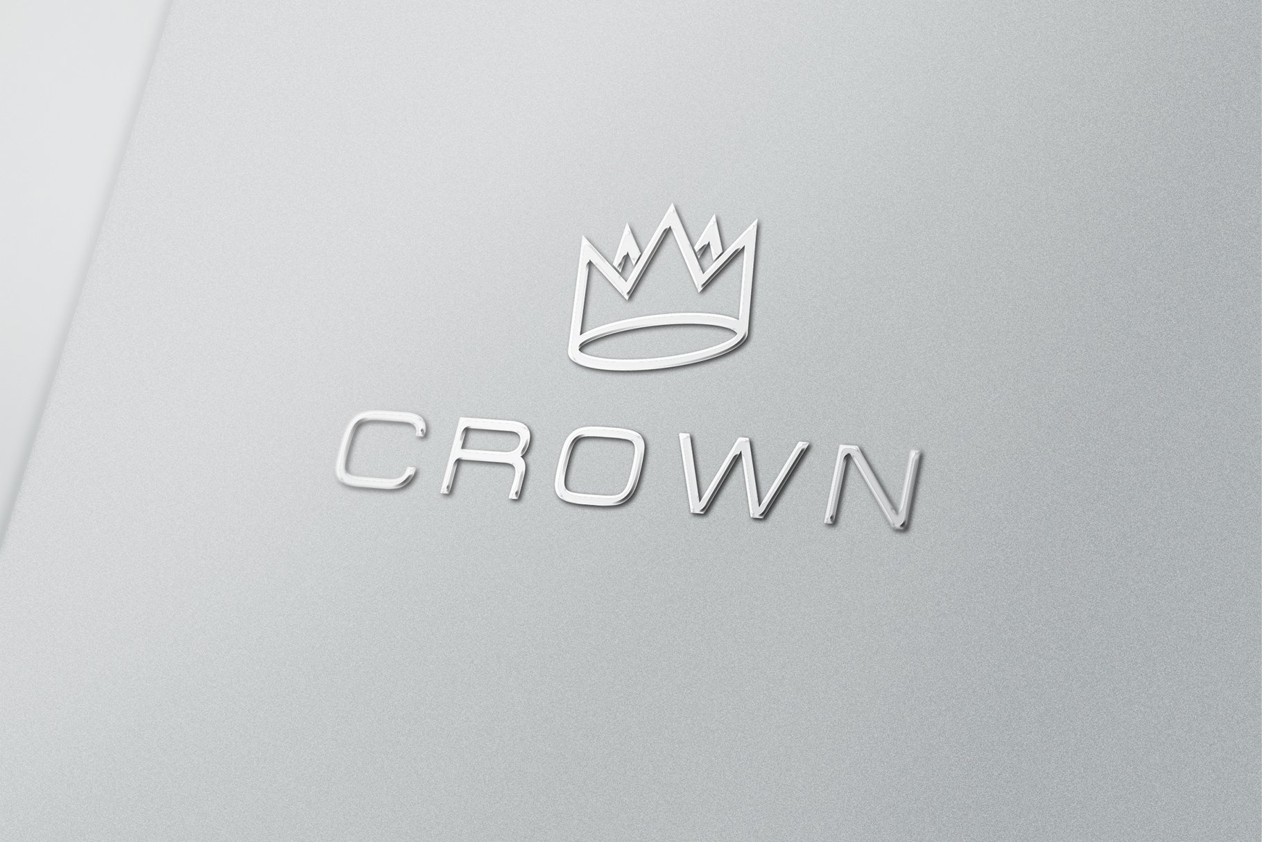 Silver crown for logo.