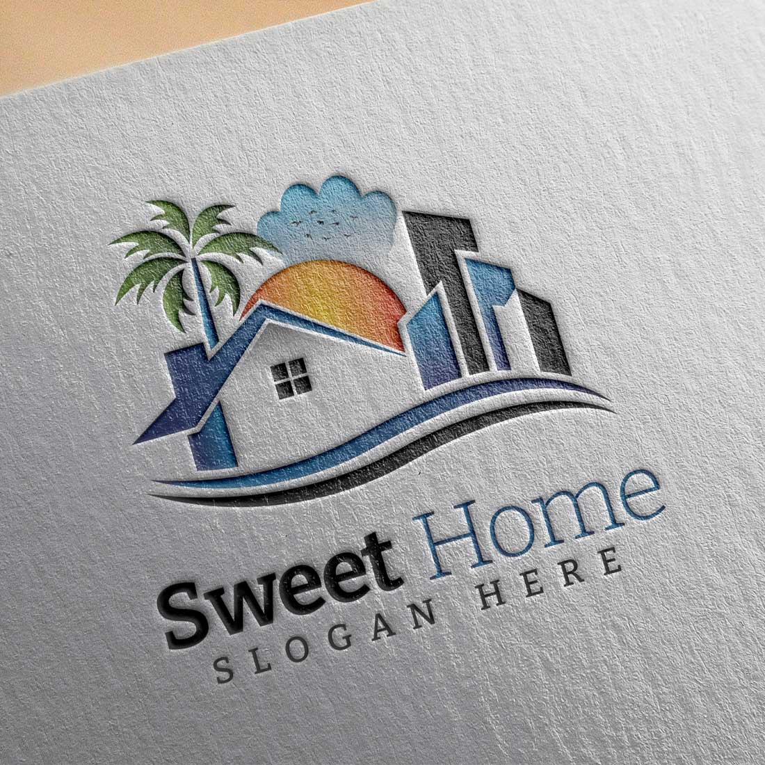 mockup Sweet Home Logo.