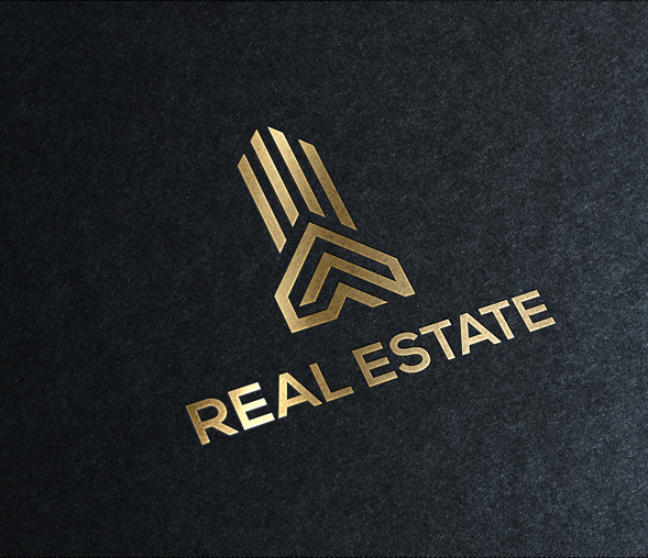 mockup preview Real Estate Logo Design Template.