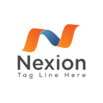 n letter logo design