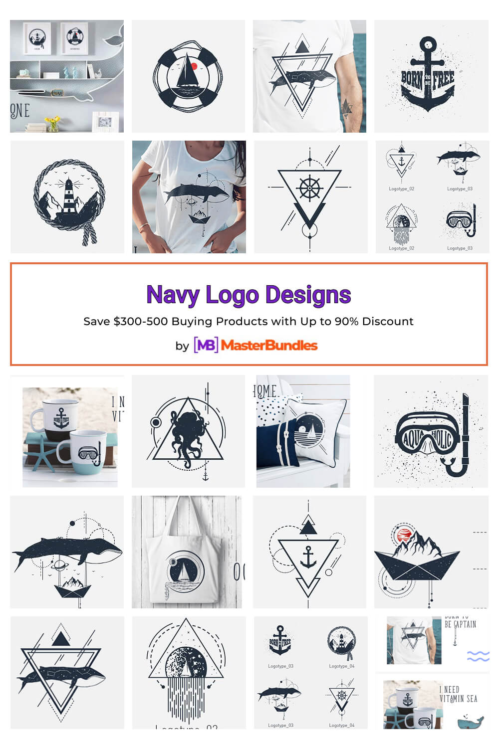 navy logo designs pinterest image.