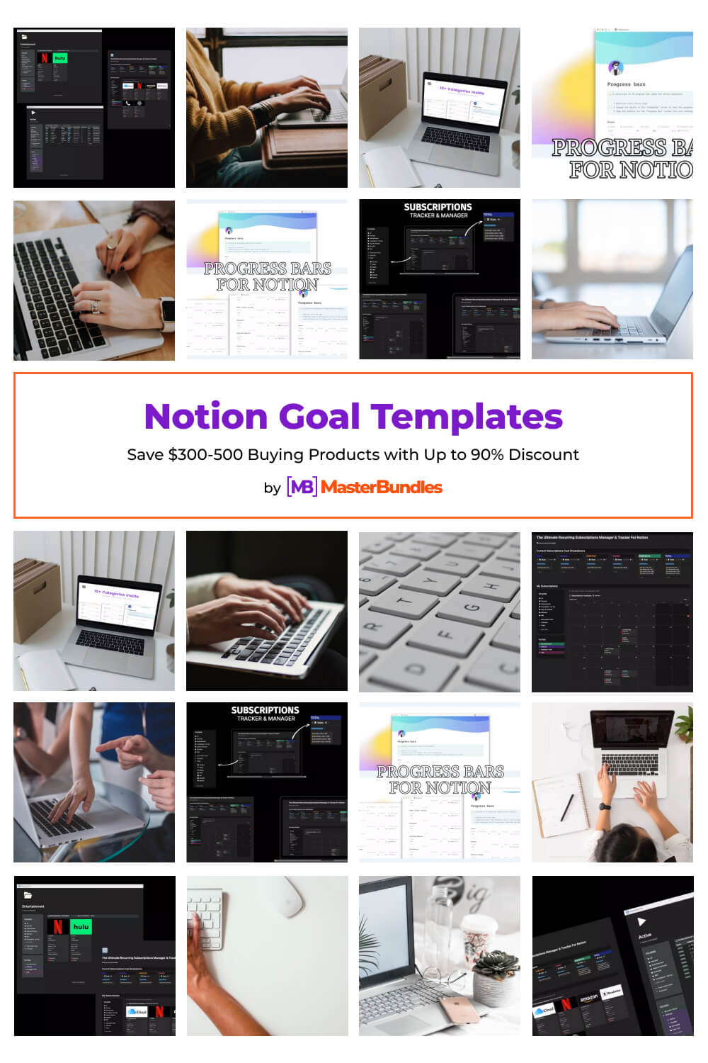 notion goal templates pinterest image.