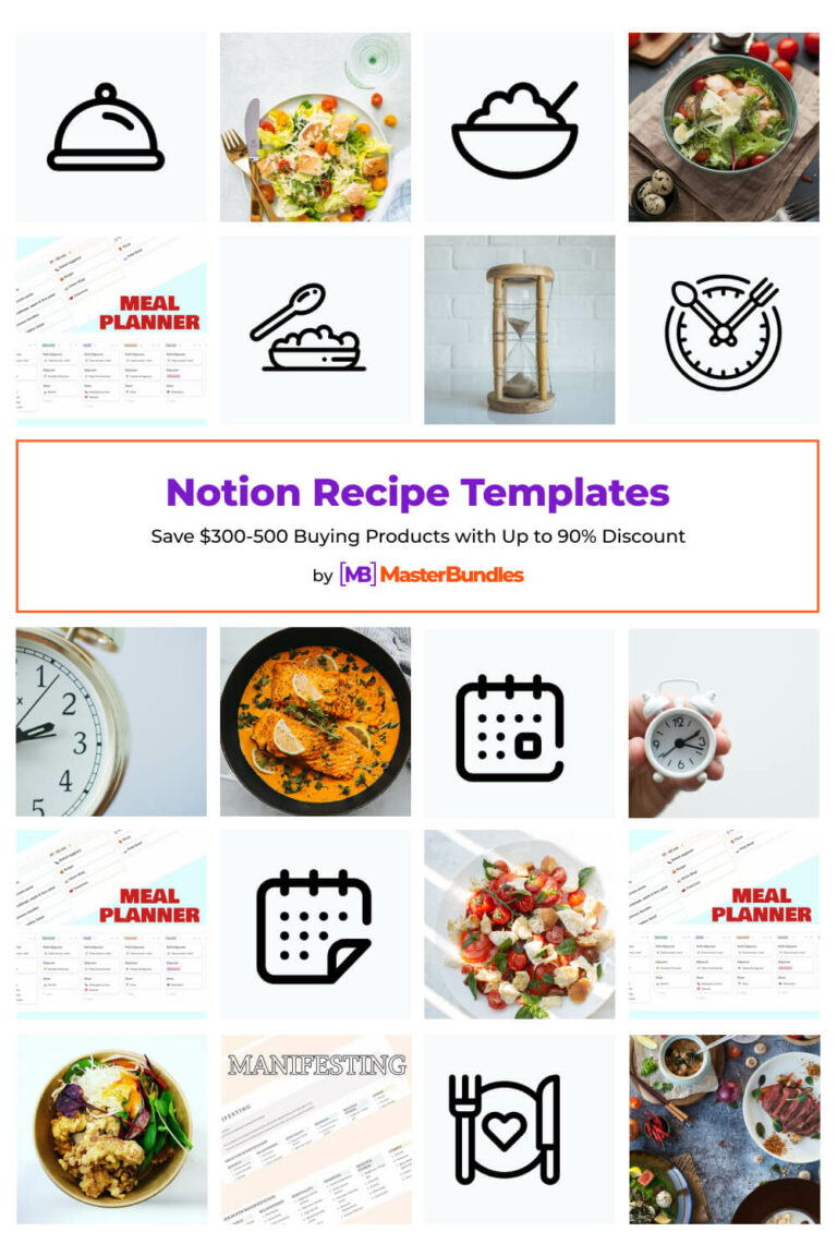 2+ Notion Recipe Templates 2024 MasterBundles