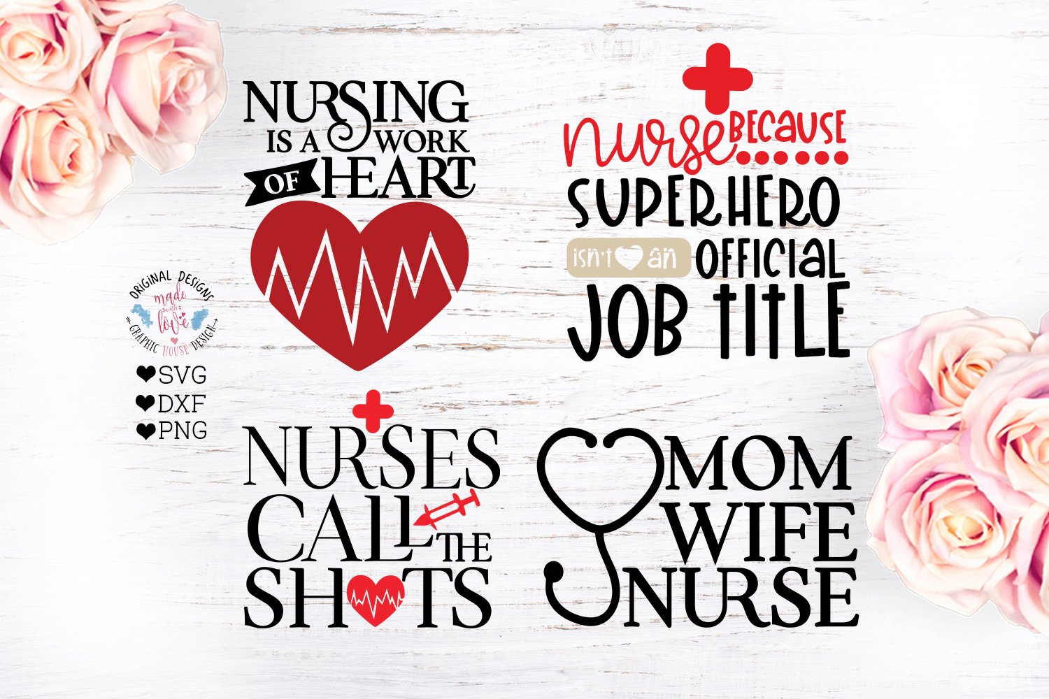 Nursing Quotes with various elements.