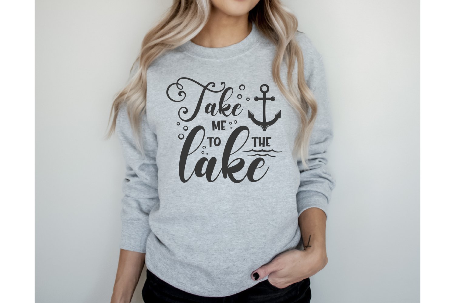 Take me to the lake sweater.