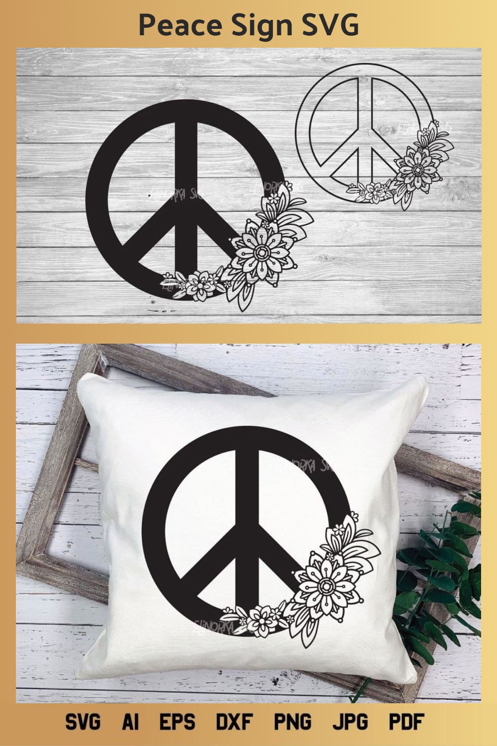 Cool classic collection of peace sign.
