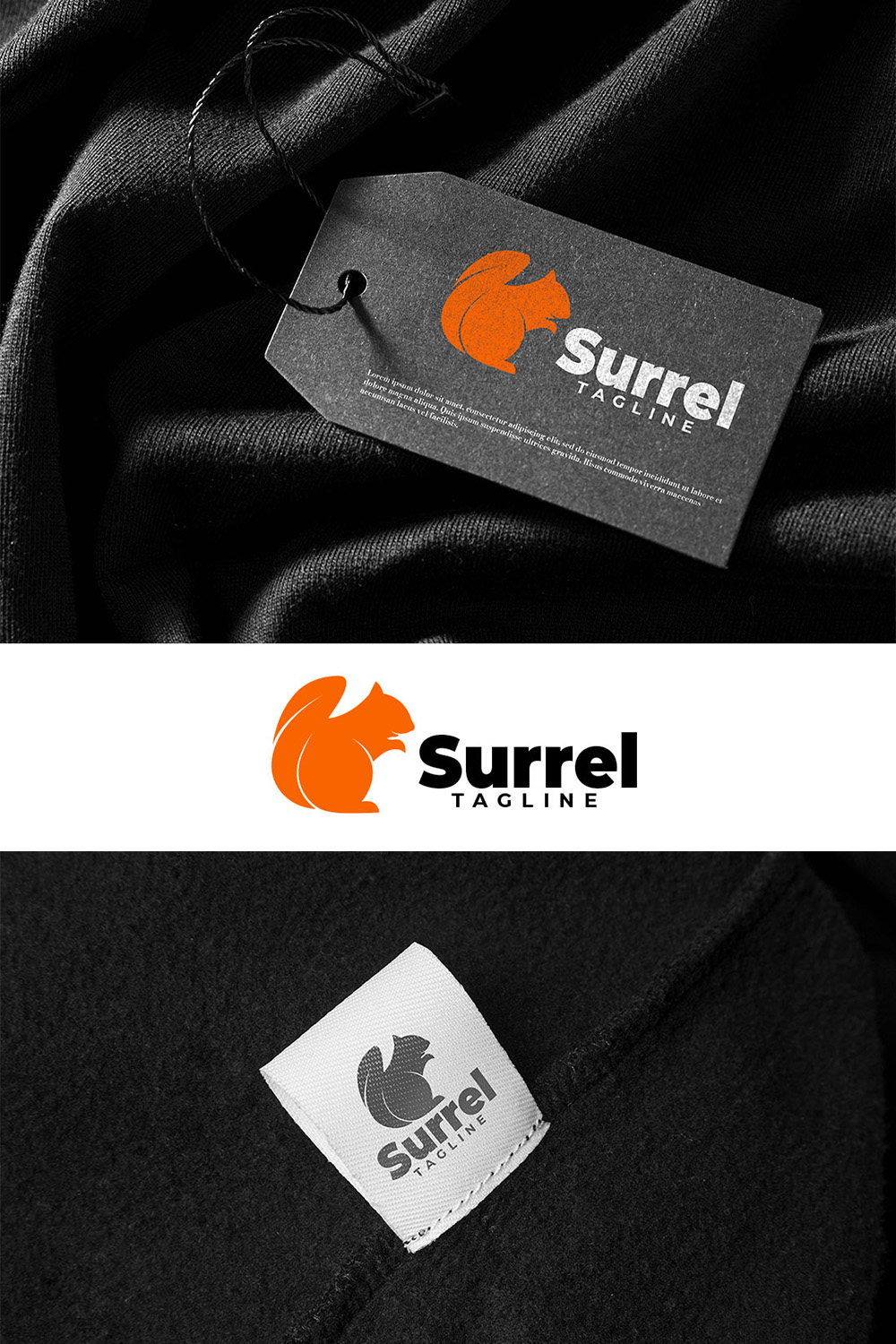 Squirrel Logo Design pinterest image.