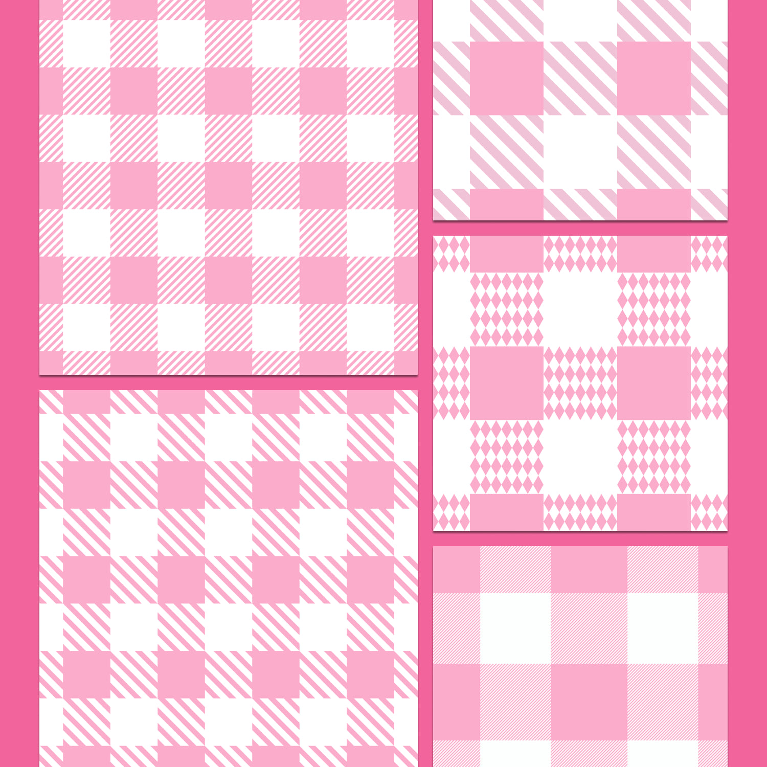 pink gingham patterns V2 cover.