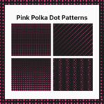pink polka dot patterns.