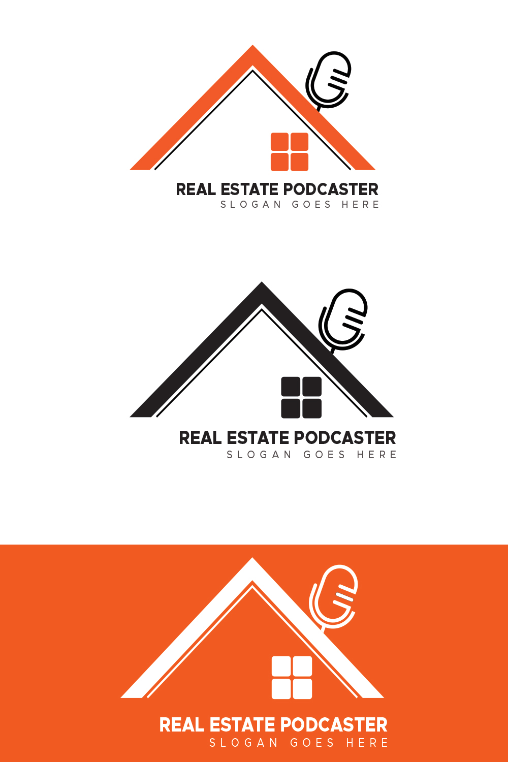 pinterest 3 Real Estate Podcaster Logo.