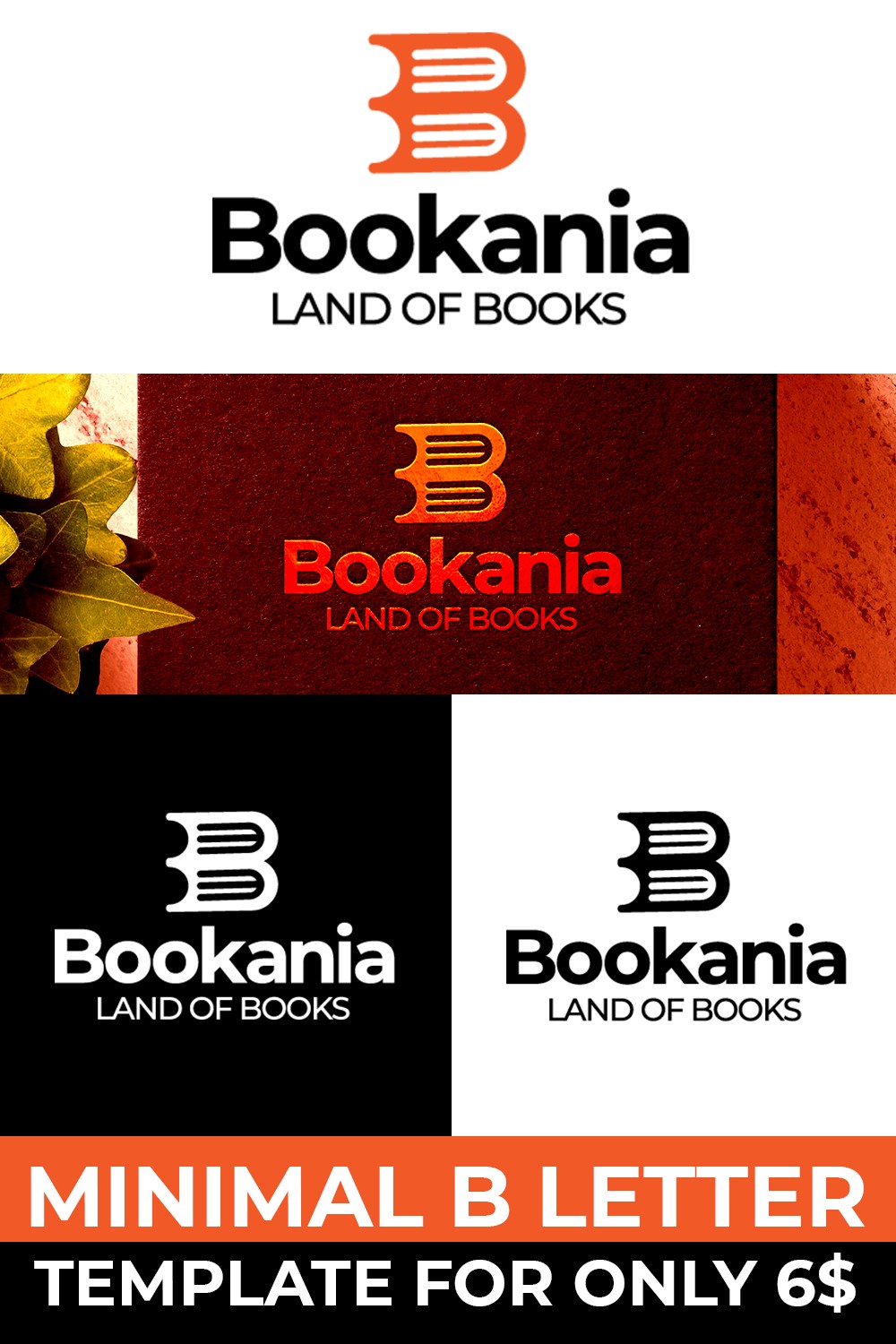 Some examples of using B logo.
