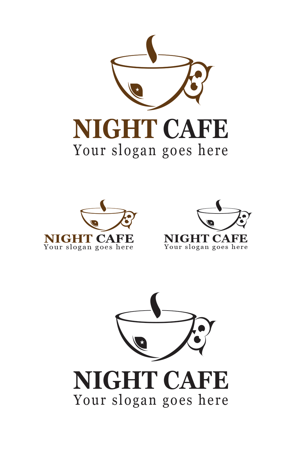 pinterest 3 Night Cafe Logos - Coffee and Owl.